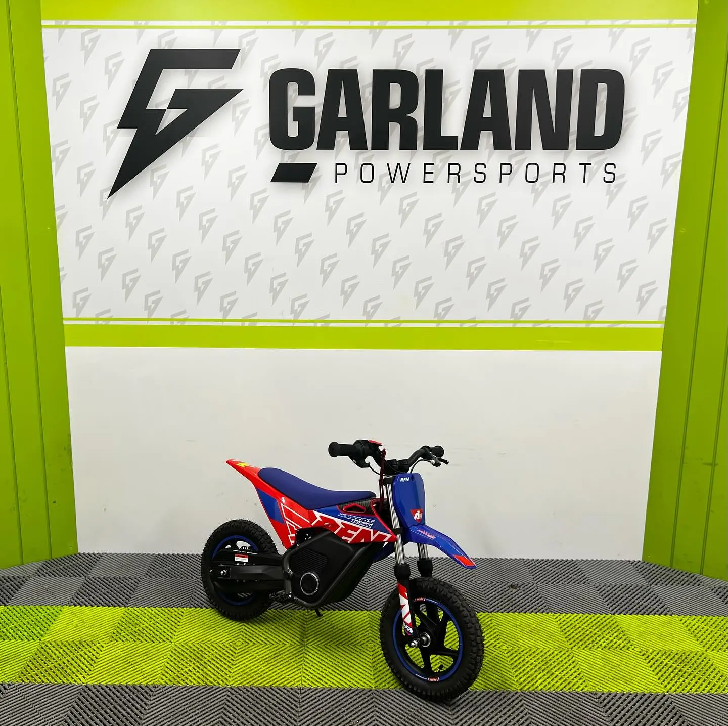 RFN Warrior SX-E400 Electric Bike - Blue Red