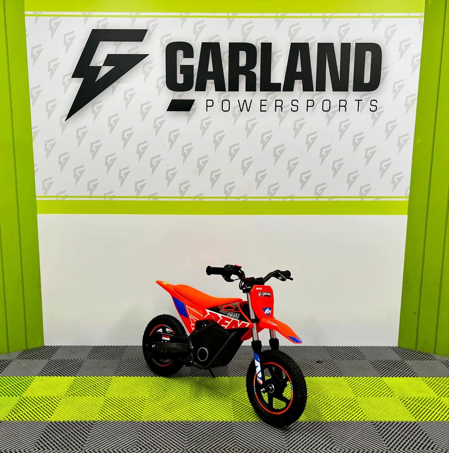 RFN Warrior SX-E400 Electric Bike - Orange Blue