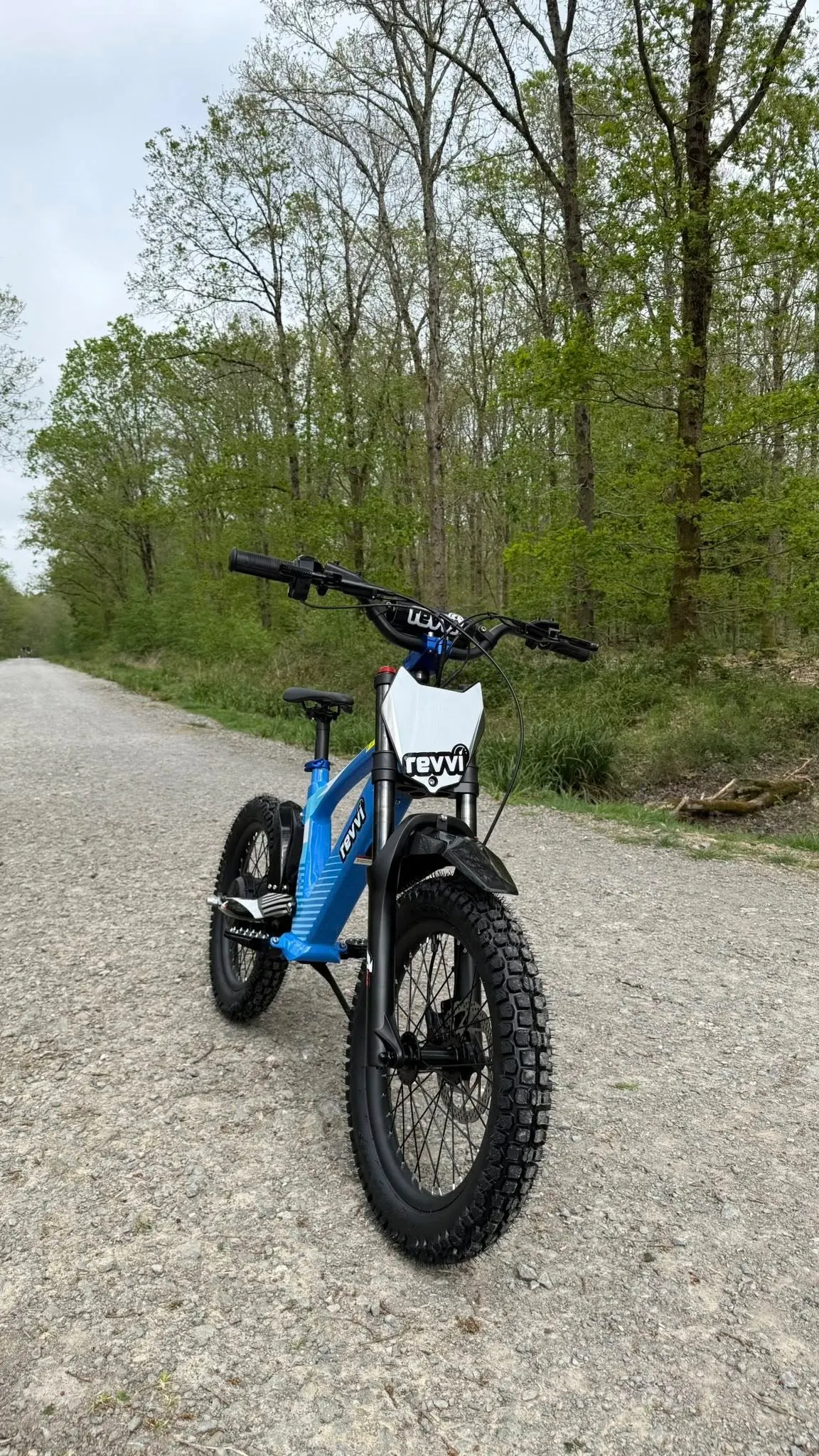 Revvi 18 electric bike for 8-year-old riders