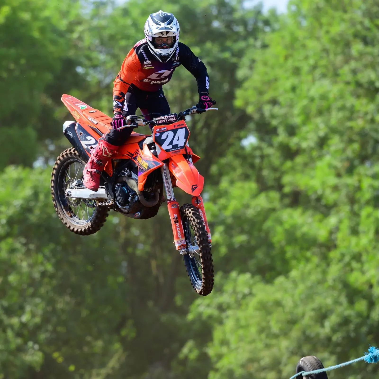 Liam Garland racing motocross