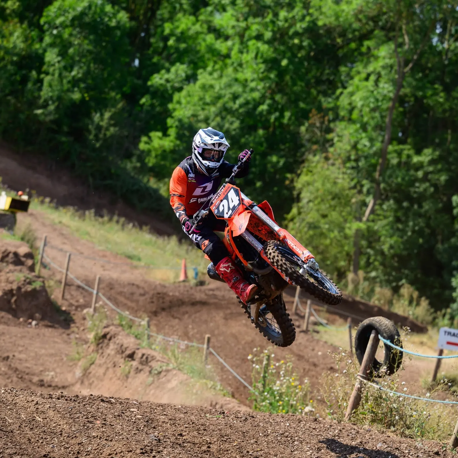 Liam Garland, founder of Garland Powersports and British Championship MX2 racer