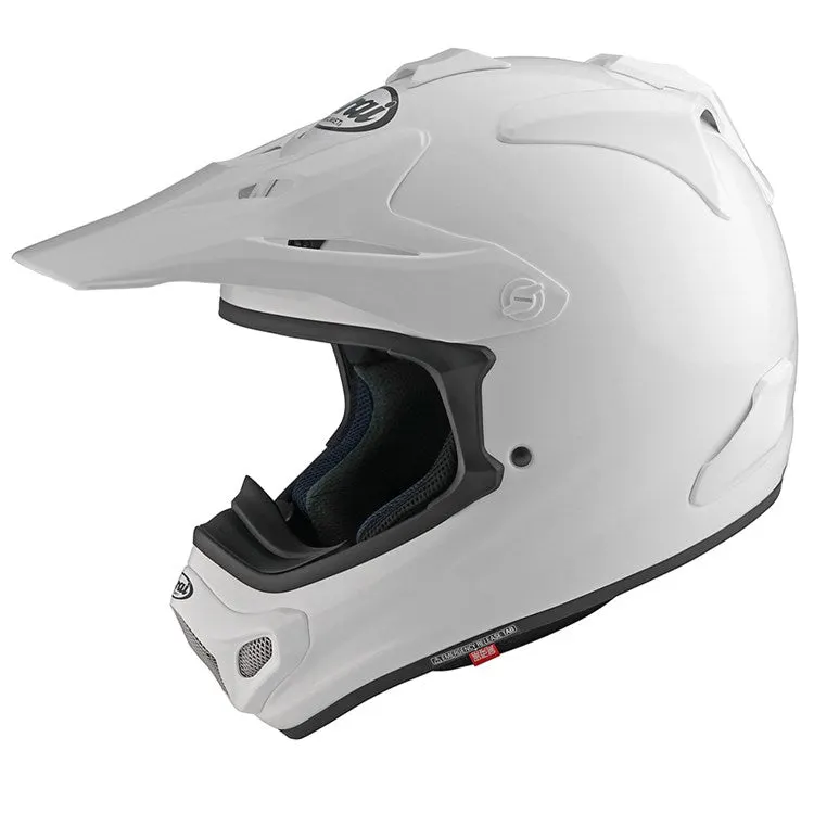 Arai MX-V Evo MX Helmet - Plain White