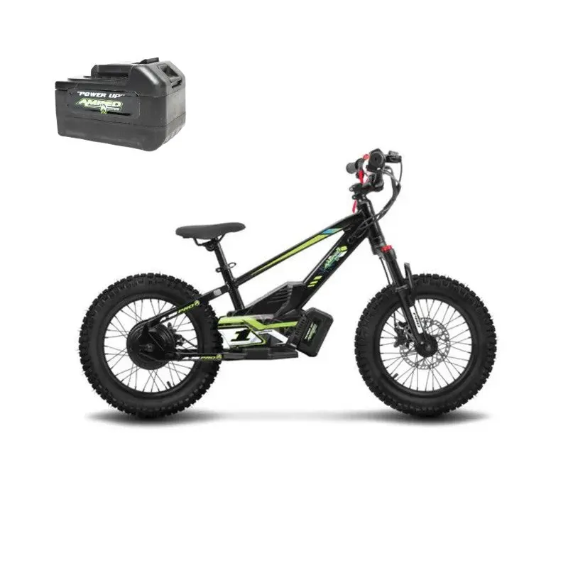 Amped A16 Pro Electric Bike + Spare Battery Bundle - Black