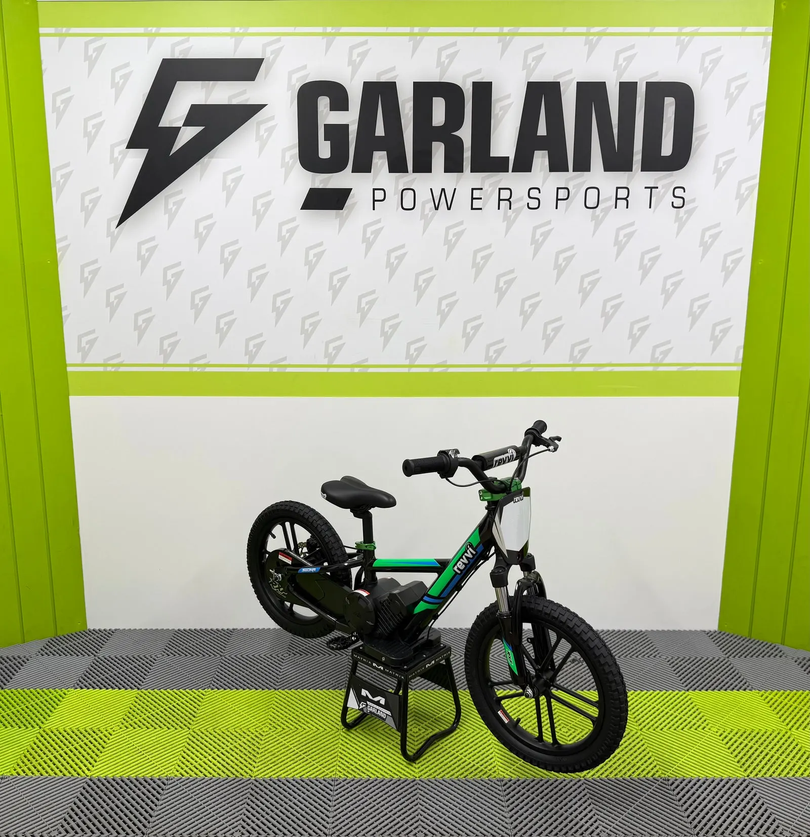 Revvi 16” Plus Electric Balance Bike - Green