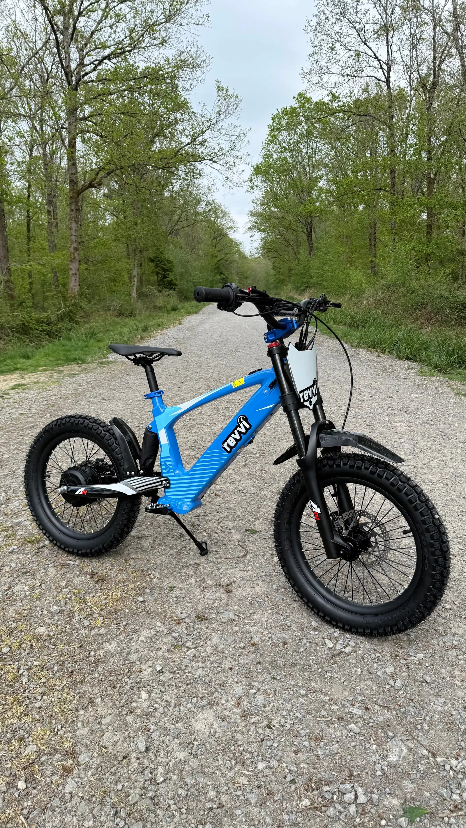 Revvi 18 electric bike photographed by Garland Powersports