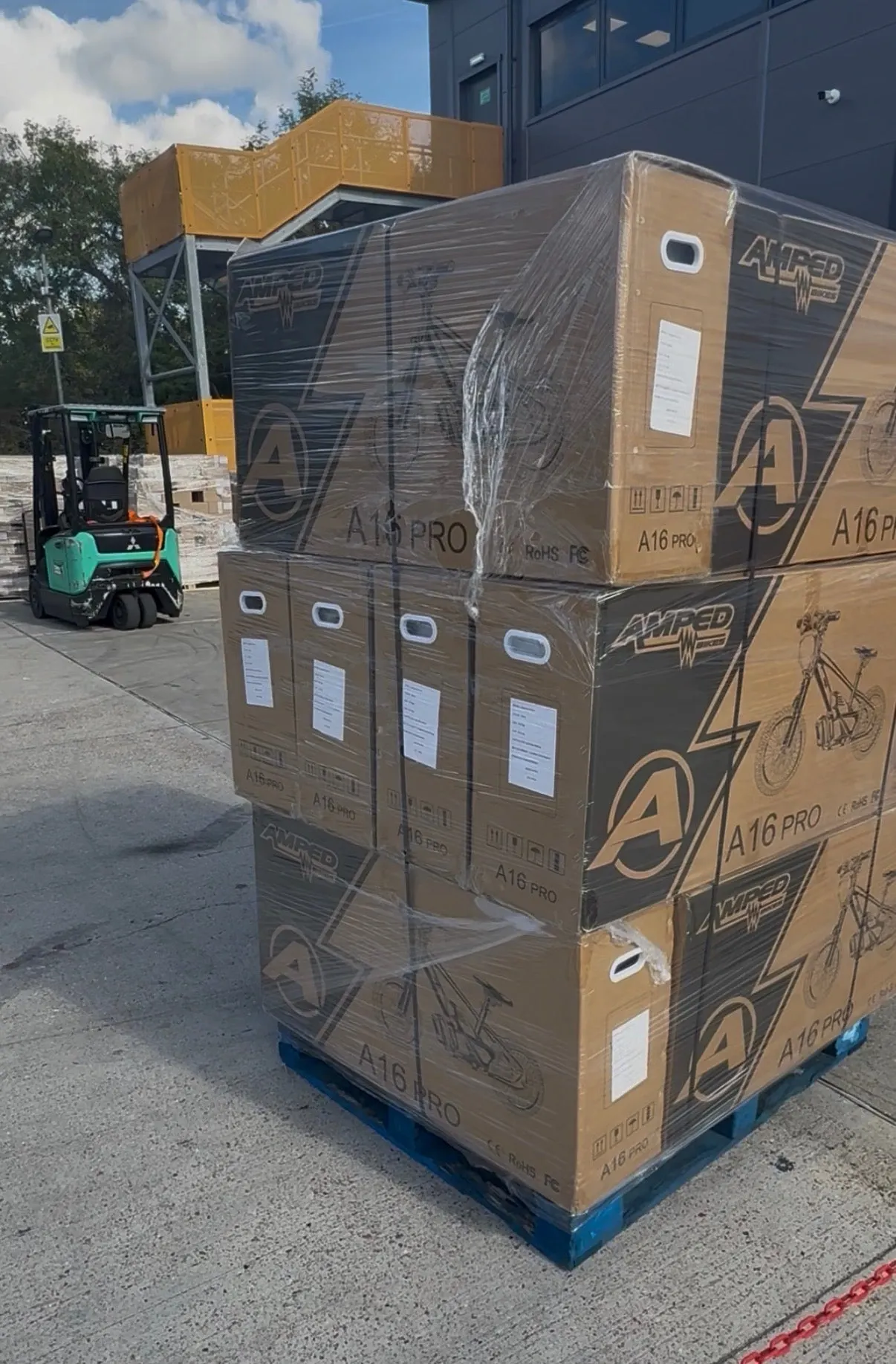 Garland Powersports dispatch and bike stock area