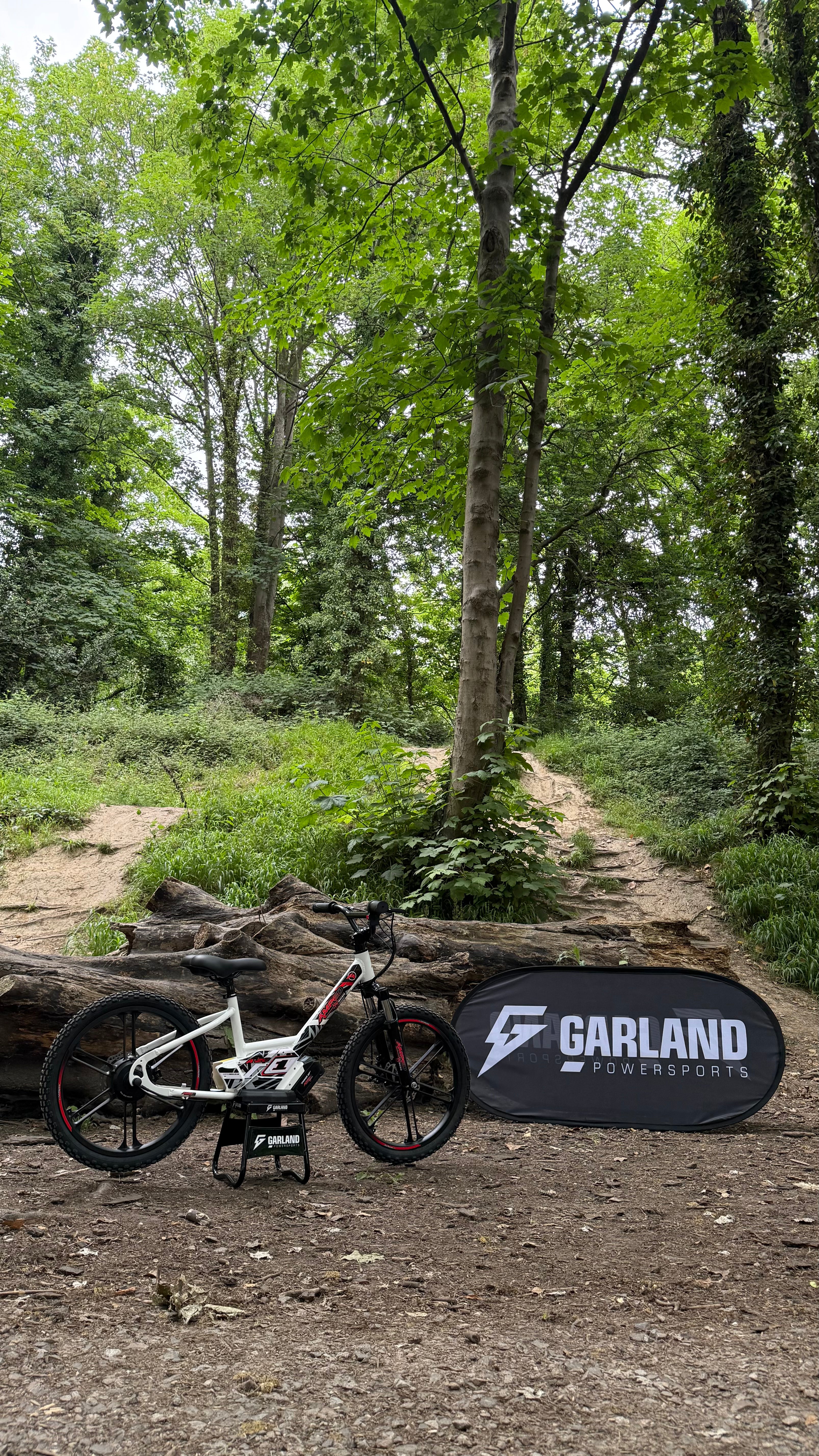 Amped A20 electric bike photographed by Garland Powersports