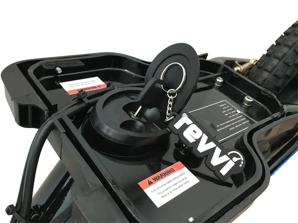 Removable battery on a Revvi electric bike