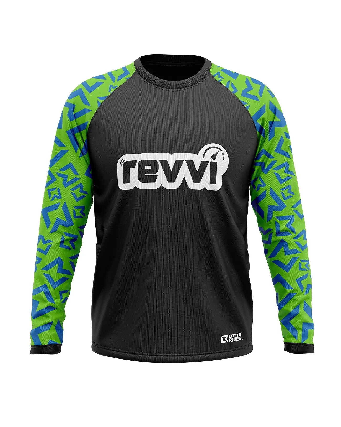 Revvi Kids Riding Jersey - Green