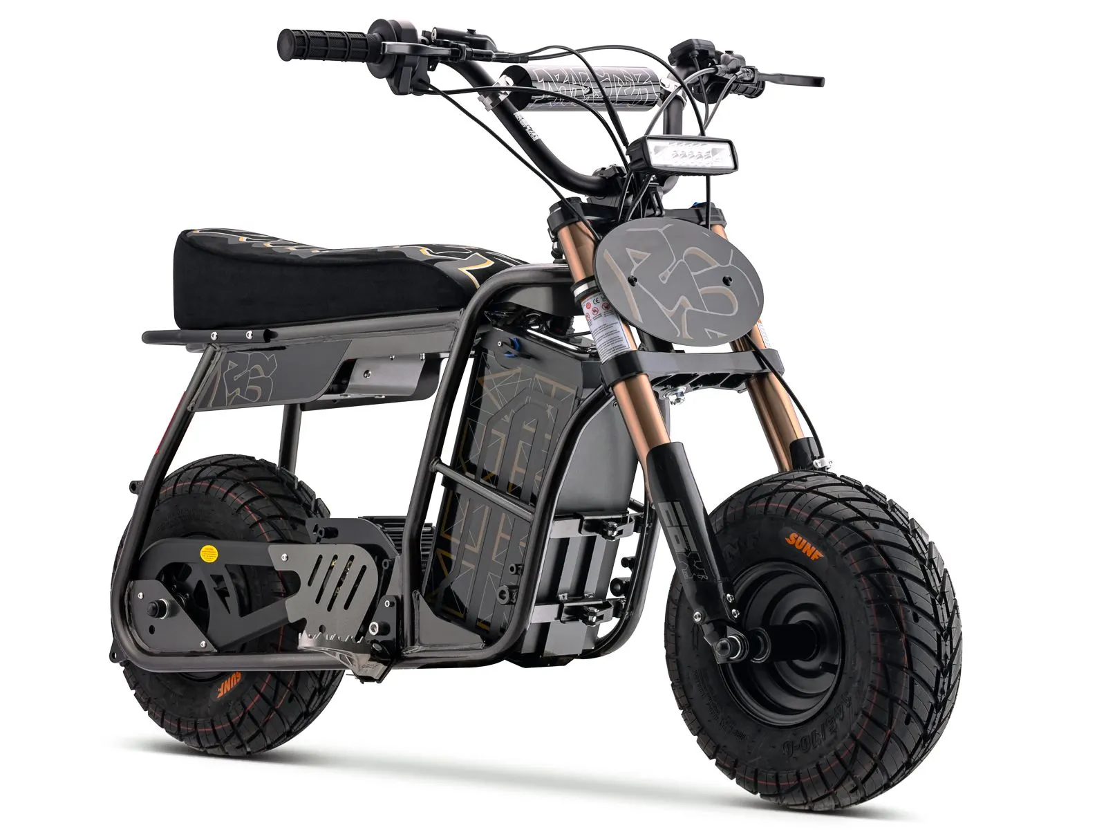 Black 2026 EBOX Dragster RS 72V electric mini bike