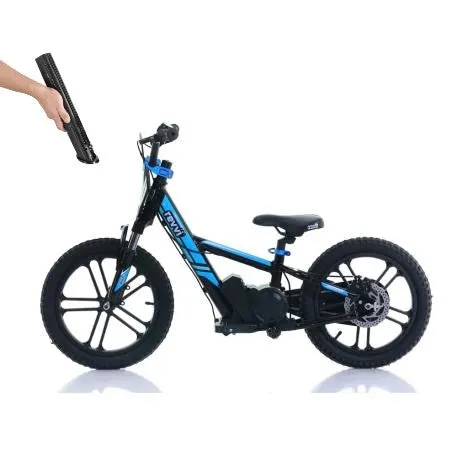 Revvi 16" Plus Electric Bike & Spare Upgraded Battery Bundle - Blue